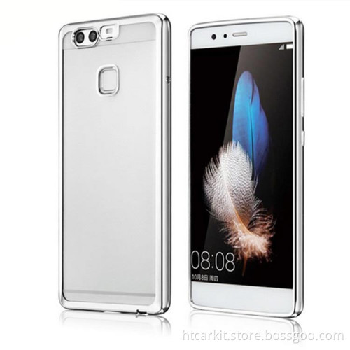 shenzhen factory price for huawei p9 electroplating TPU cover case